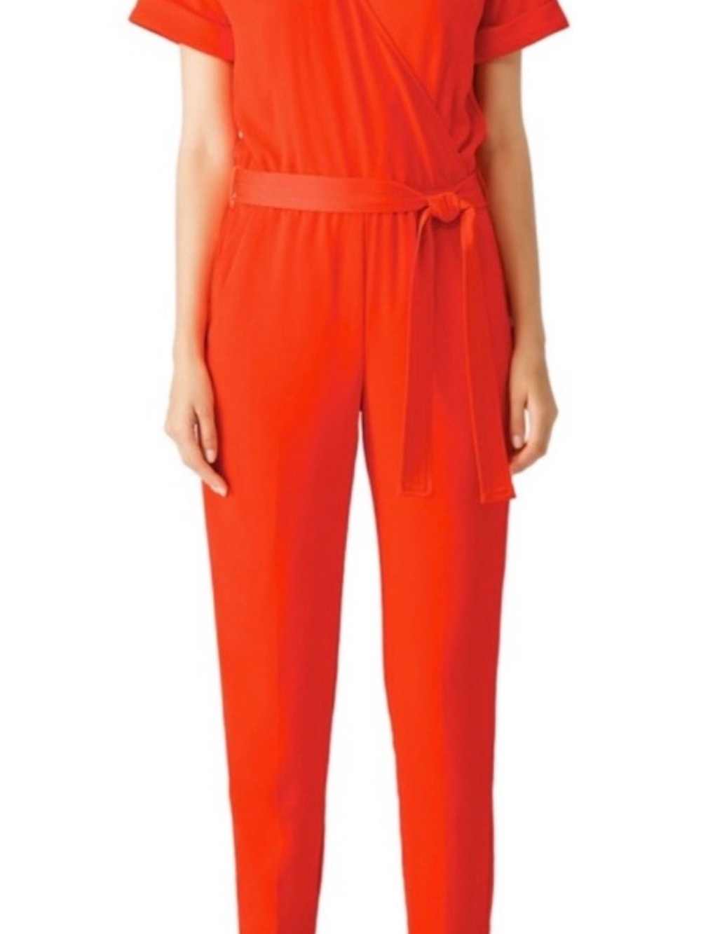Designer Jumper by Trina Turk, sz 2, viiiiiibrant red! - Picture 3 of 9